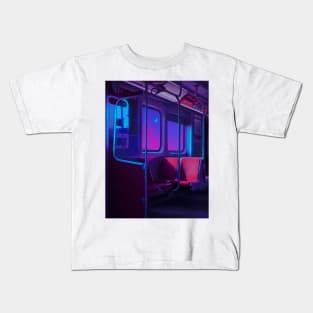 Dream trip in train Kids T-Shirt